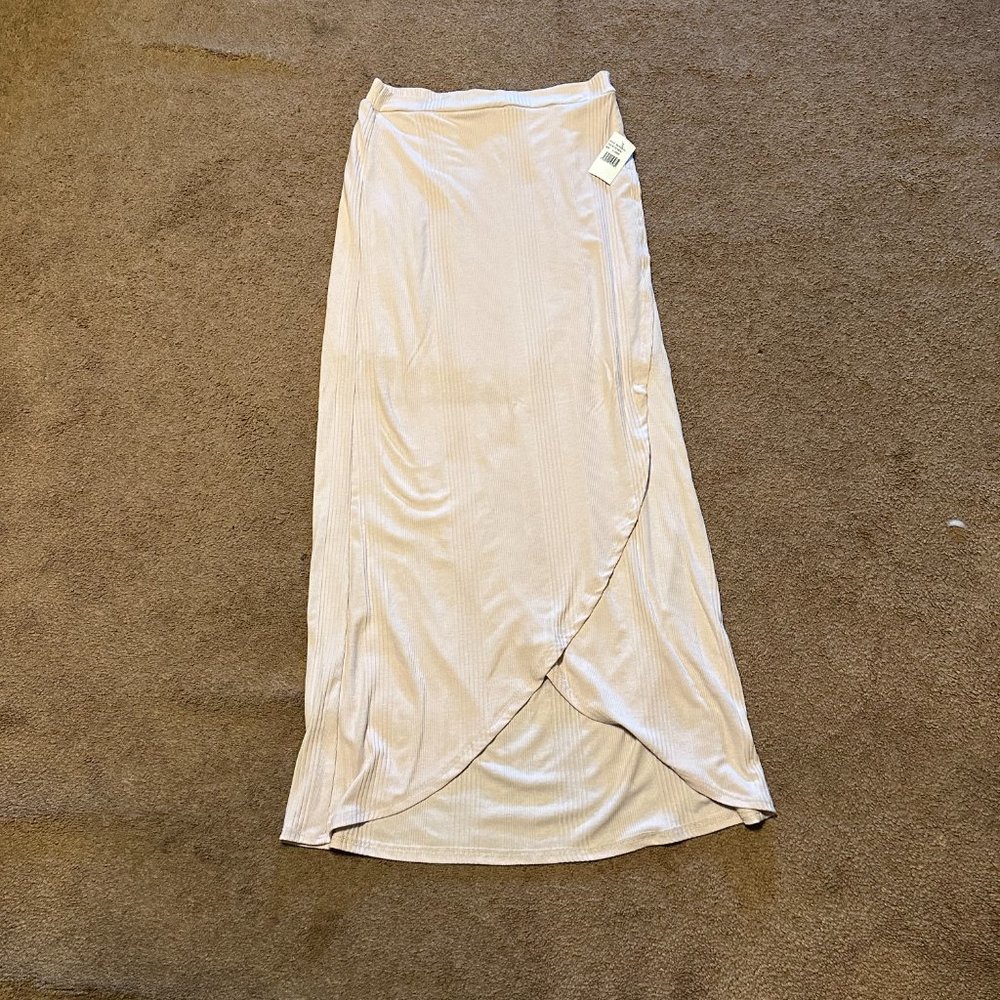 Oastmeal Maxi Skirt